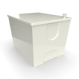 GRP one piece cold water storage tank 970 litre
