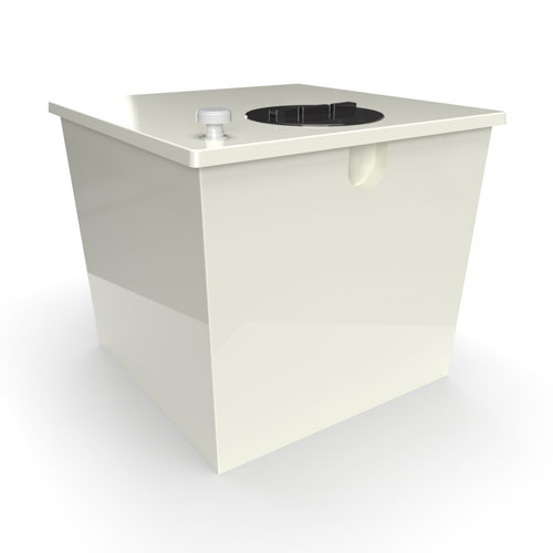 GRP one piece cold water storage tank 1000 litres