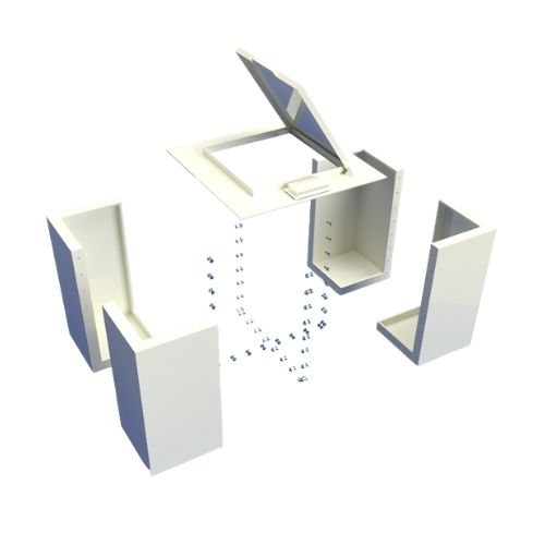3D cube tank image